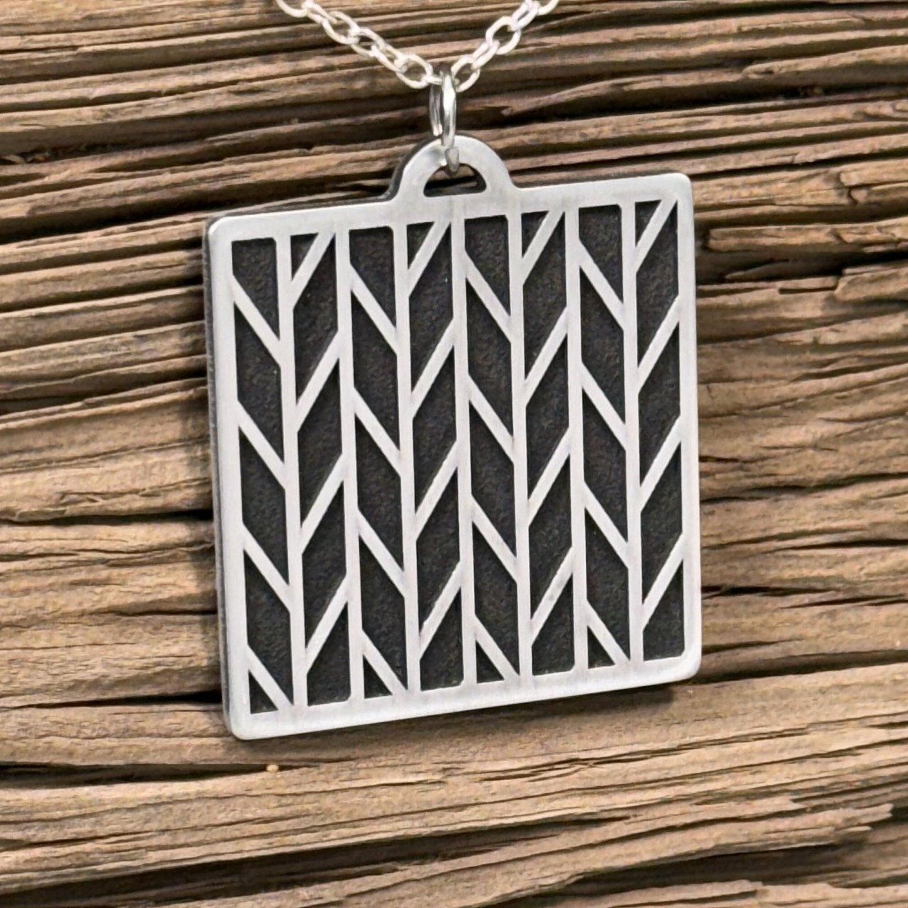 Braided Rug Pendant