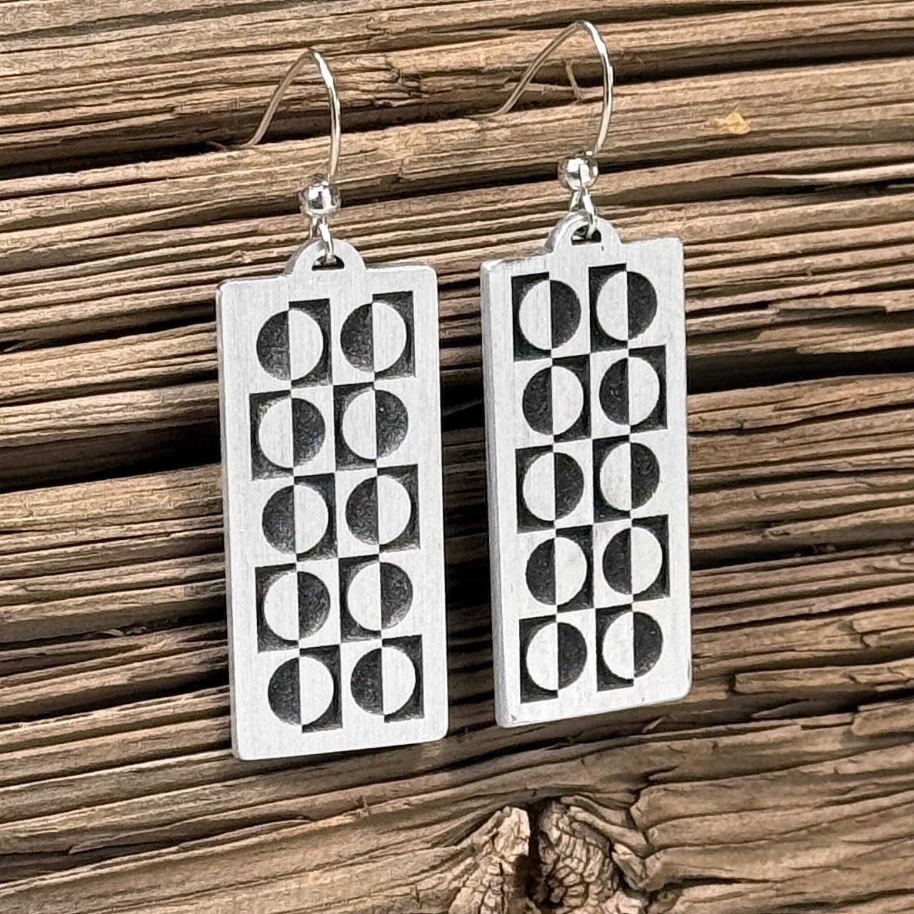 Quarter Moon Long Earrings